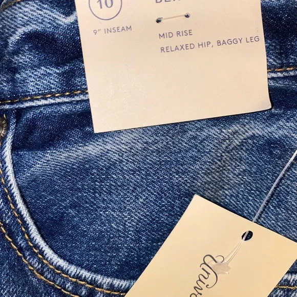 Universal Thread 90s Baggy Bermuda in Deep Blue sz 10 - Picture 6 of 9